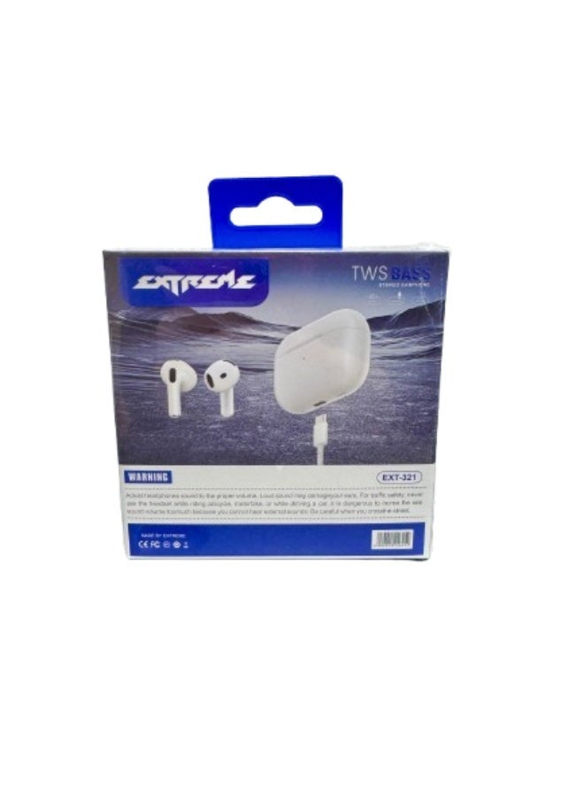 إكستريم سماعات أذن إكستريم-إير 4 الأصلية عالية الجودة - سماعات لاسلكية حقيقية مع صوت جهير قوي - Image 3